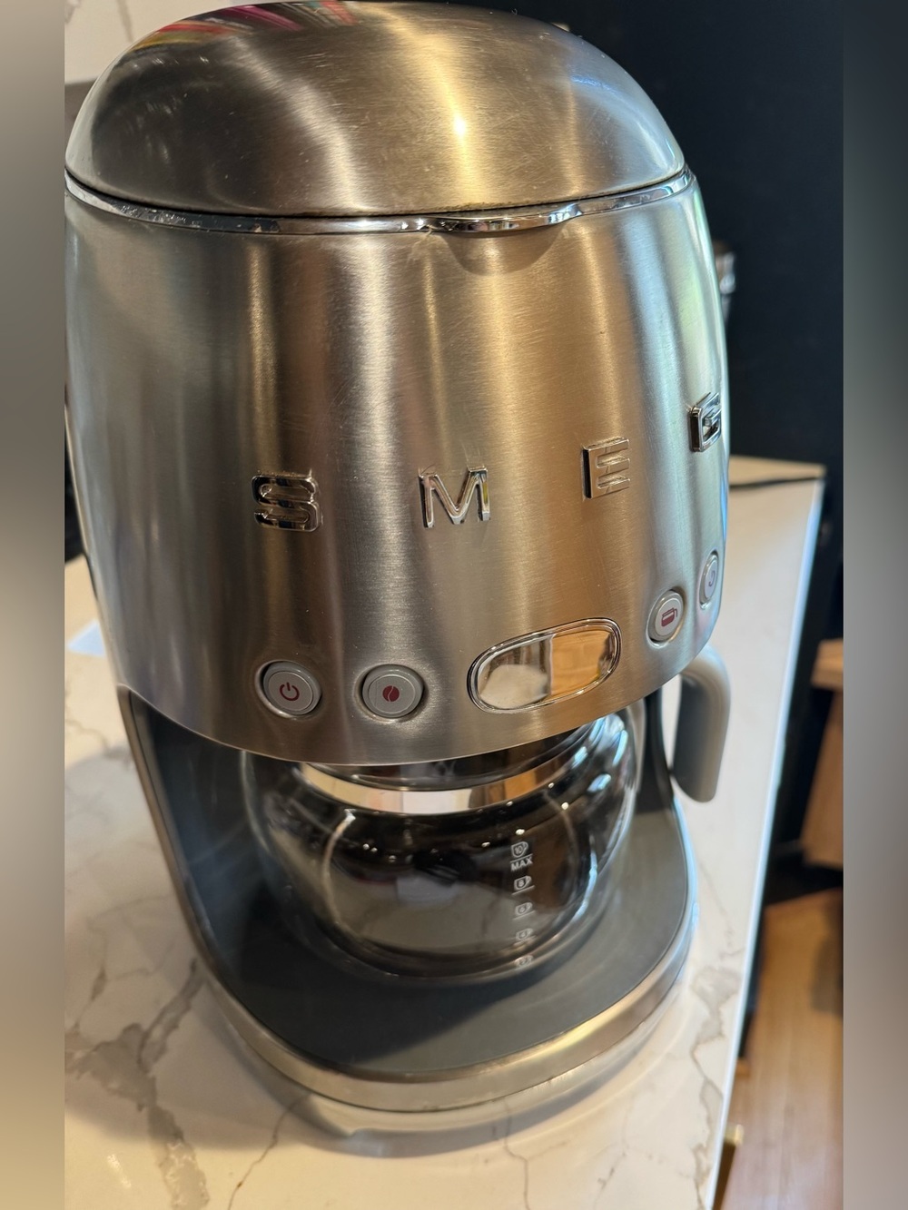 SMEG Stainless Steel Drip Coffee Maker